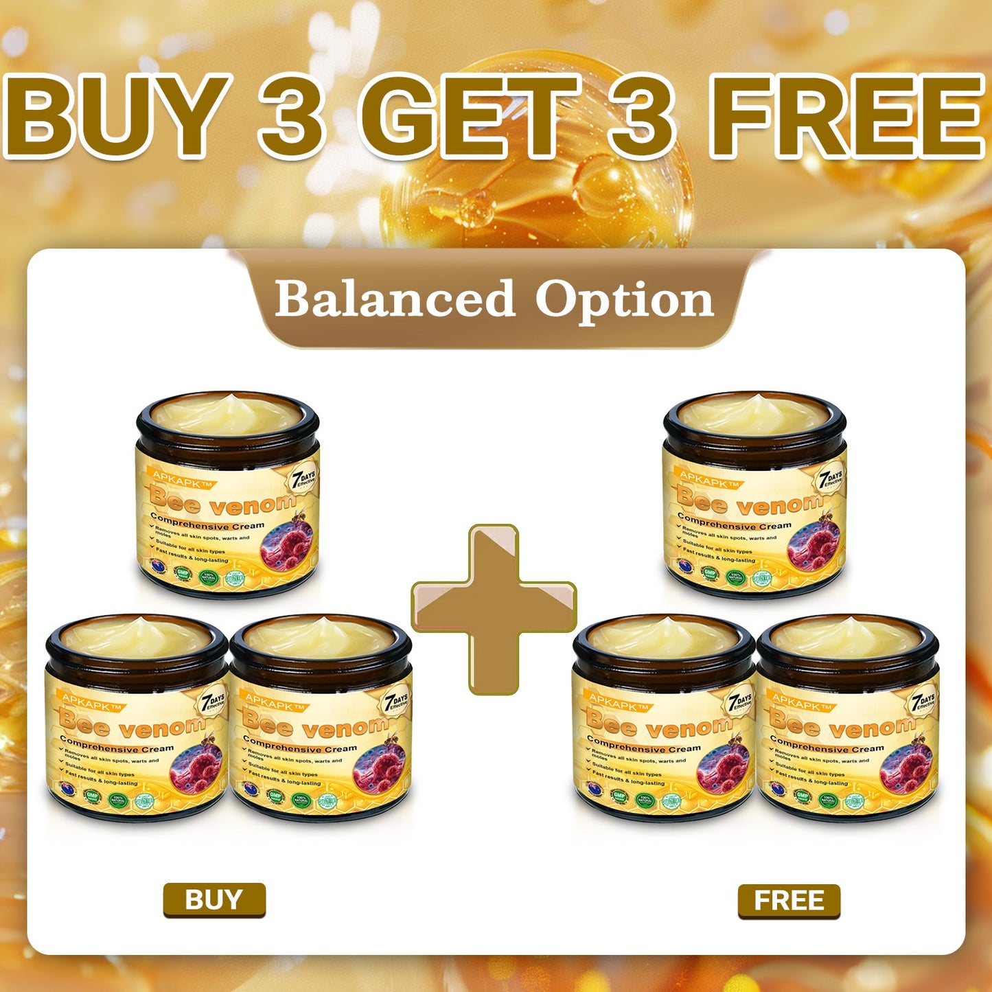 Made and Shipped from AUS ✨✨ APKAPK® Bee venom Comprehensive Cream 🔥 Sagging Skin, Fine Lines, Loss of Firmness, Flat Bust, Drooping Hips, and More💎💎