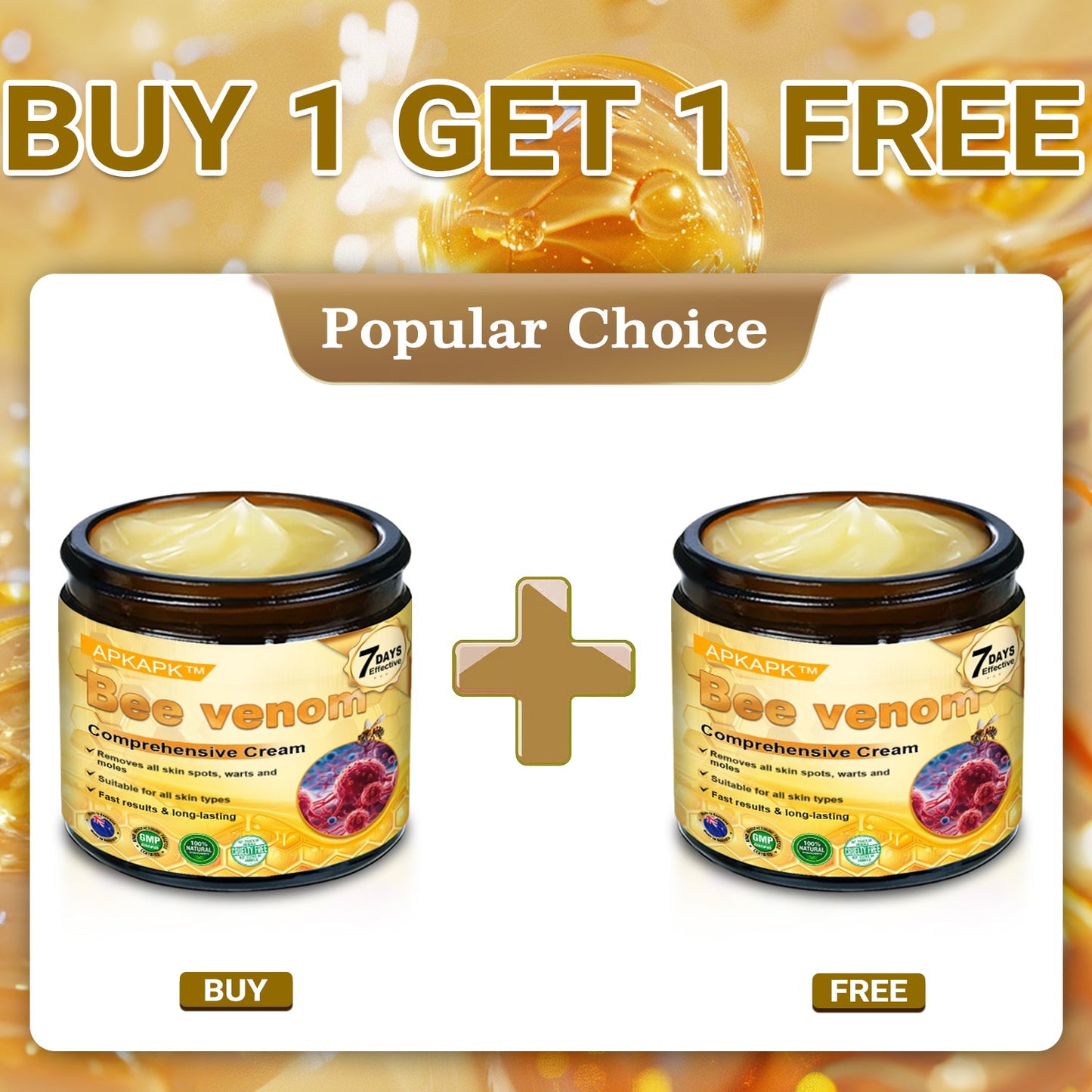 Made and Shipped from AUS ✨✨ APKAPK® Bee venom Comprehensive Cream 🔥 Sagging Skin, Fine Lines, Loss of Firmness, Flat Bust, Drooping Hips, and More💎💎